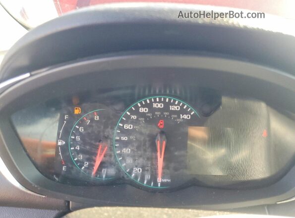 KL7CJPSM1MB372795 2021 CHEVROLET TRAX Red Widok zestawu wskaźników