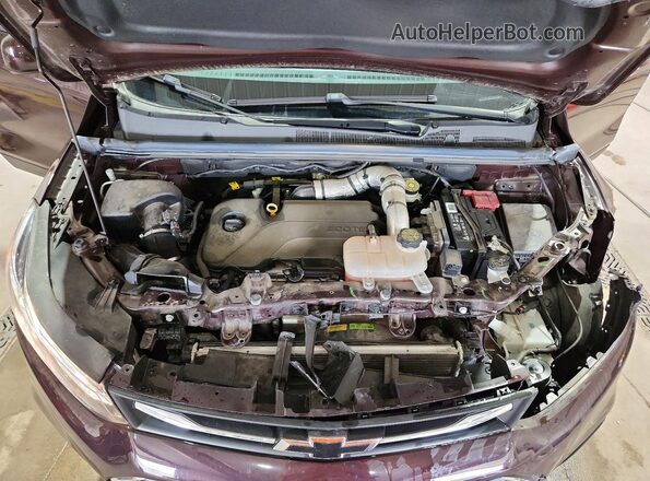KL7CJPSM1NB505041 2022 CHEVROLET TRAX Burgundy Շարժիչի բաժամունքի տեսք