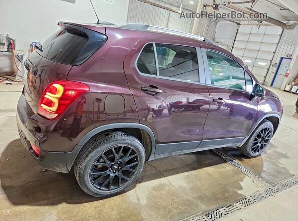 KL7CJPSM1NB505041 2022 CHEVROLET TRAX Burgundy Հետևի աջ
