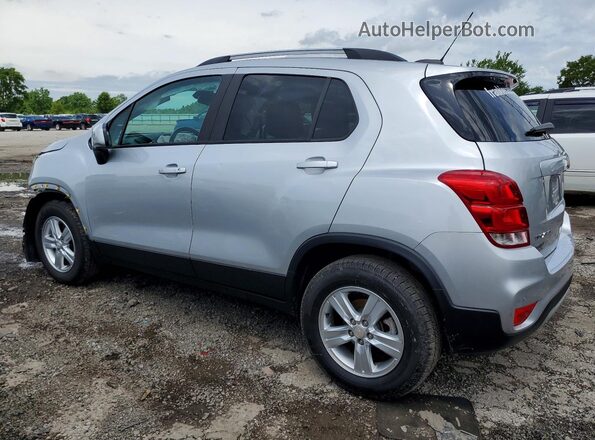 KL7CJPSM1NB512474 2022 CHEVROLET TRAX Silver Trasero izquierdo
