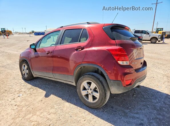 KL7CJPSM2MB373101 2021 CHEVROLET TRAX Burgundy უკანა მარცხენა