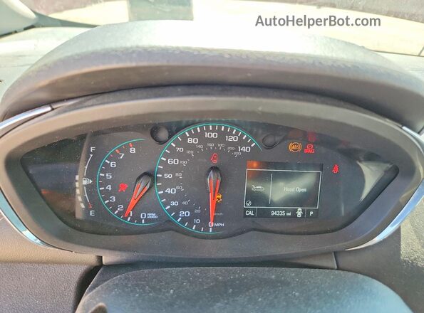 KL7CJPSM2MB373101 2021 CHEVROLET TRAX Burgundy ხელსაწყოთა პანელის ხედი