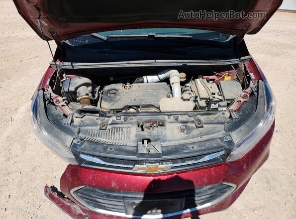 KL7CJPSM2MB373101 2021 CHEVROLET TRAX Burgundy უკანა სალონის ხედი