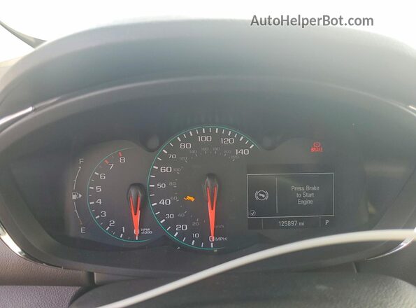 KL7CJPSM2NB547329 2022 CHEVROLET TRAX Gray Instrument cluster view