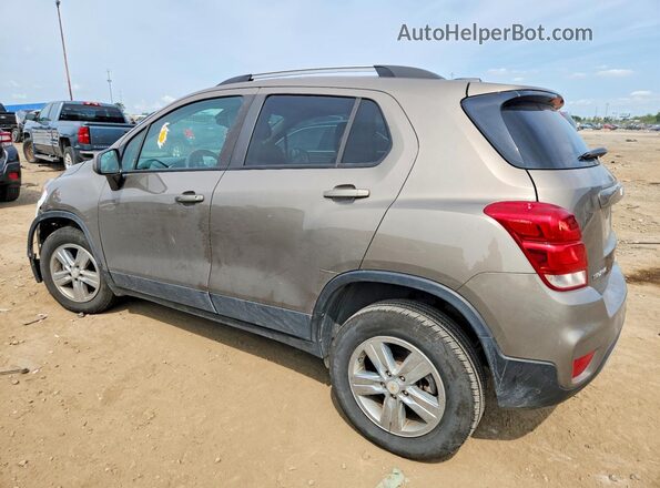 KL7CJPSM4MB374816 2021 CHEVROLET TRAX Tan Հետևի ձախ