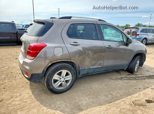 KL7CJPSM4MB374816 2021 CHEVROLET TRAX Tan Հետևի աջ