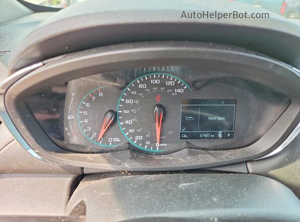 KL7CJPSM4MB374816 2021 CHEVROLET TRAX Tan Սարքավորումների վահանակի տեսք