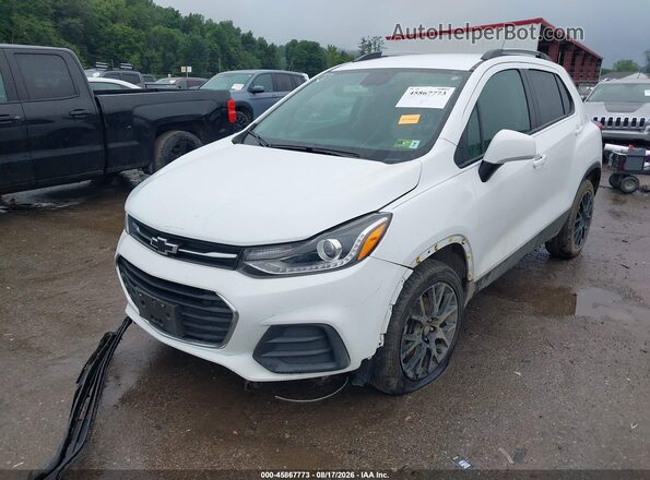 KL7CJPSM4NB524389 2022 CHEVROLET TRAX White წინა მარცხენა ხედი სამი მეოთხედიდან
