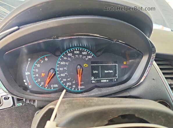 KL7CJPSM5NB564903 2022 CHEVROLET TRAX Black ხელსაწყოთა პანელის ხედი