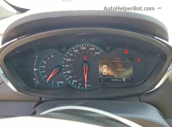 KL7CJPSM7MB372297 2021 CHEVROLET TRAX Black Vista del cuadro de instrumentos