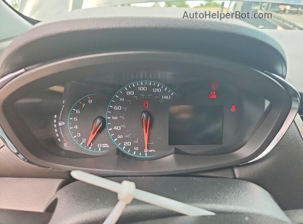 KL7CJPSM9MB372771 2021 CHEVROLET TRAX Black Vista del cuadro de instrumentos