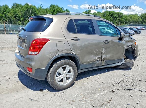 KL7CJPSMXMB360869 2021 CHEVROLET TRAX Brown უკანა მარჯვენა
