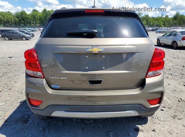 KL7CJPSMXMB360869 2021 CHEVROLET TRAX Brown უკანა ხედი