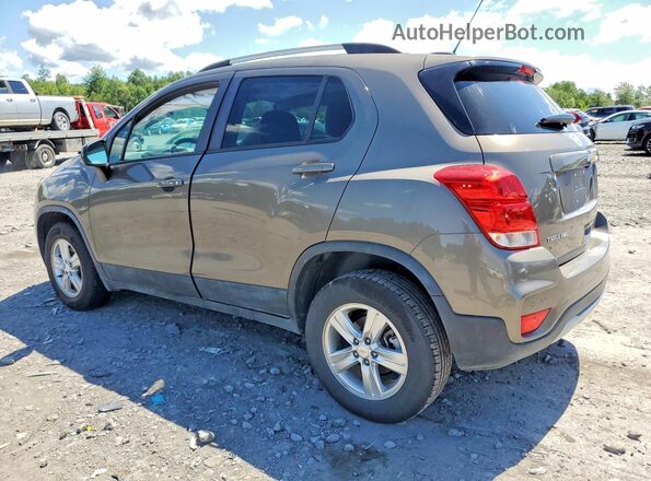 KL7CJPSMXMB360869 2021 CHEVROLET TRAX Brown უკანა მარცხენა
