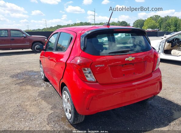 KL8CA6SA4KC712153 2019 CHEVROLET SPARK Красный Задняя левая четверть