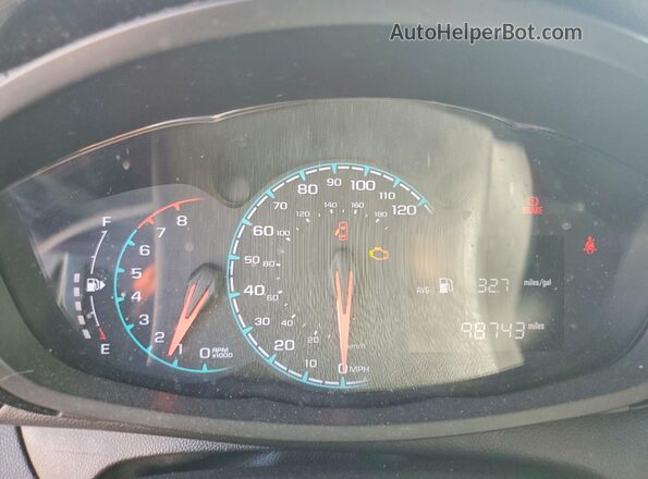 KL8CA6SA6KC741881 2019 CHEVROLET SPARK Silver Вид щитка приладів