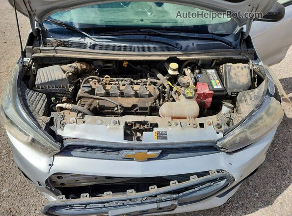 KL8CA6SAXHC732643 2017 CHEVROLET SPARK Silver Vista interior trasera