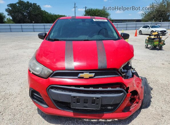 KL8CB6SA1GC623287 2016 CHEVROLET SPARK Red Դիմացի տեսք