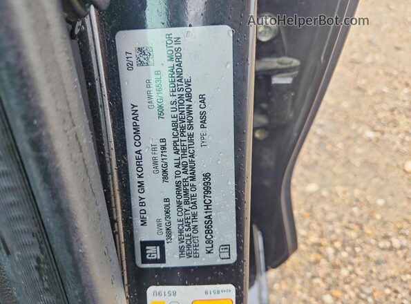KL8CB6SA1HC799936 2017 CHEVROLET SPARK Черный Вид подкапотного пространства
