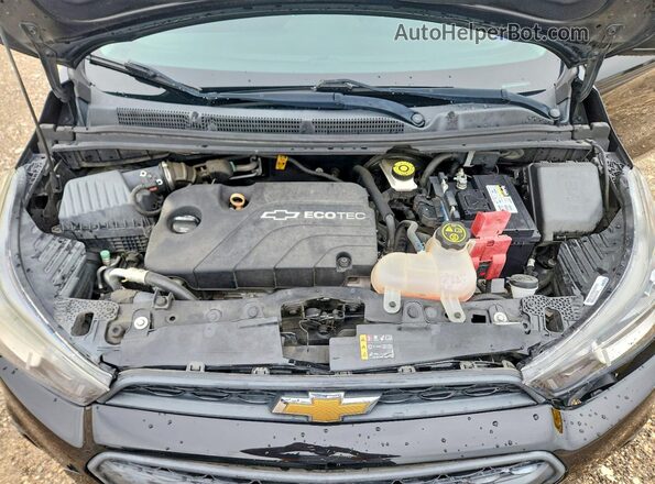 KL8CB6SA1HC799936 2017 CHEVROLET SPARK Черный Вид задней части салона
