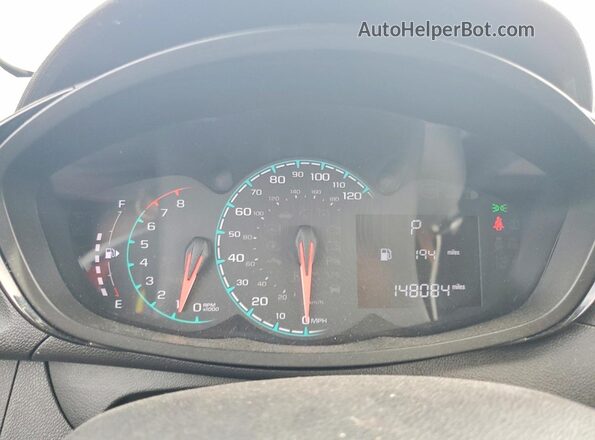 KL8CB6SA2GC571197 2016 CHEVROLET SPARK Silver Widok zestawu wskaźników