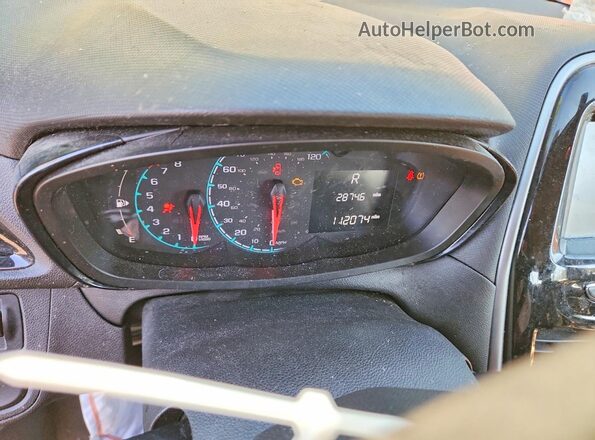 KL8CB6SA2HC743844 2017 CHEVROLET SPARK Beige Widok zestawu wskaźników