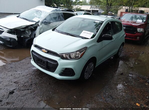 KL8CB6SA3HC755159 2017 CHEVROLET SPARK Teal წინა მარცხენა ხედი სამი მეოთხედიდან