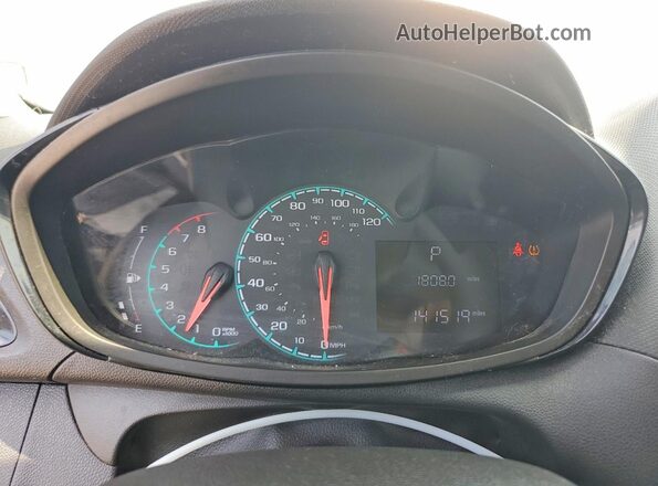KL8CB6SA3HC823041 2017 CHEVROLET SPARK Фиолетовый Вид щитка приборов