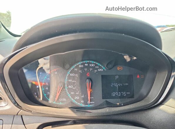 KL8CB6SA3JC480804 2018 CHEVROLET SPARK Green Вид щитка приладів