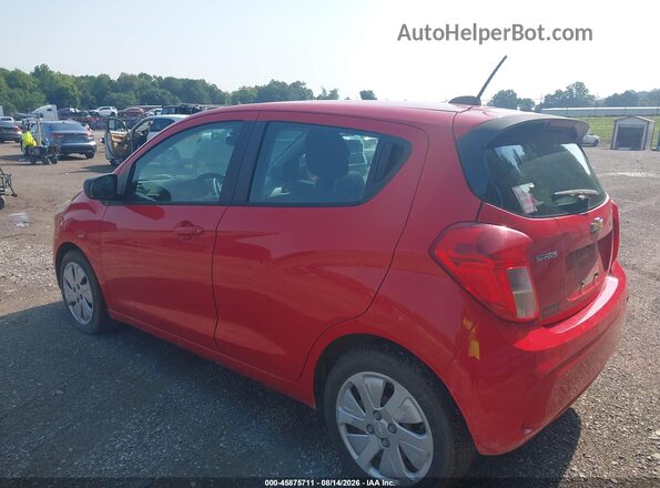 KL8CB6SA4HC758698 2017 CHEVROLET SPARK Red Հետևի ձախ