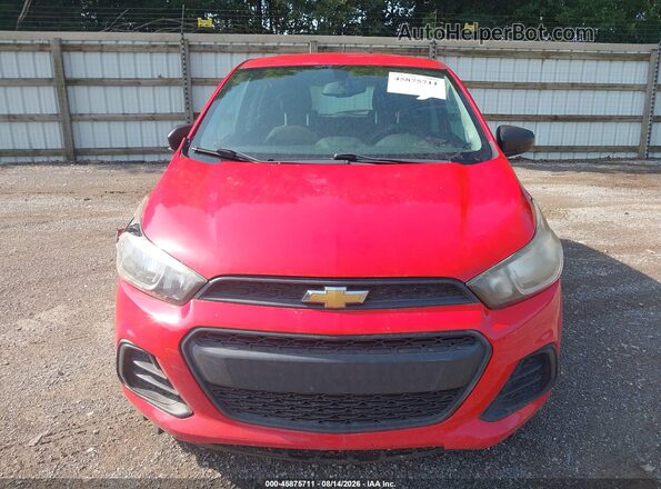 KL8CB6SA4HC758698 2017 CHEVROLET SPARK Red Սարքավորումների վահանակի տեսք
