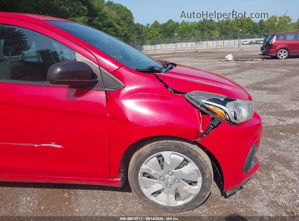 KL8CB6SA4HC758698 2017 CHEVROLET SPARK Red Դիմացի տեսք