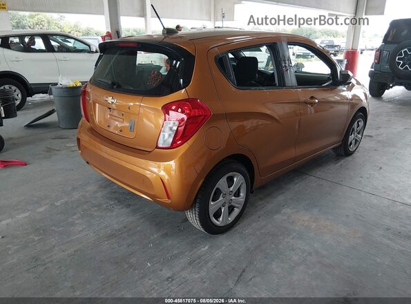 KL8CB6SA4KC782037 2019 CHEVROLET SPARK Orange Trasero derecho