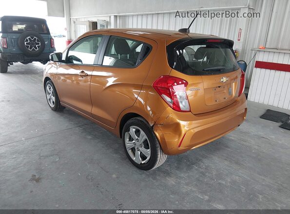 KL8CB6SA4KC782037 2019 CHEVROLET SPARK Orange Trasero izquierdo