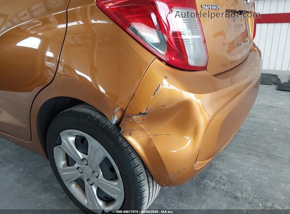 KL8CB6SA4KC782037 2019 CHEVROLET SPARK Orange Vista frontal