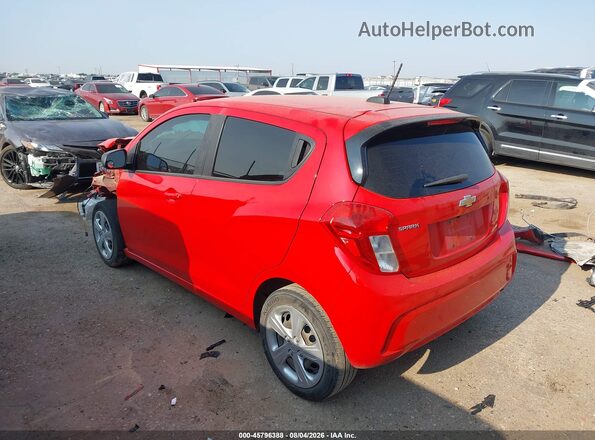 KL8CB6SA4KC804604 2019 CHEVROLET SPARK Red Задня ліва чверть
