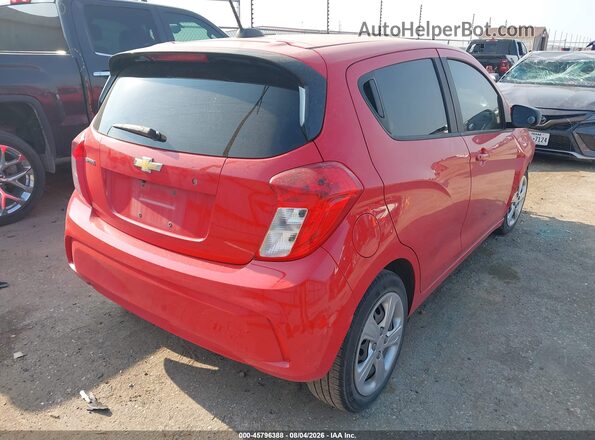 KL8CB6SA4KC804604 2019 CHEVROLET SPARK Red Задня права чверть
