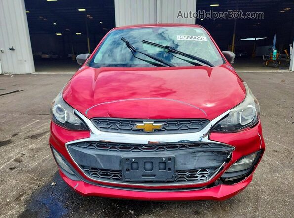 KL8CB6SA4LC403281 2020 CHEVROLET SPARK Красный Вид спереди