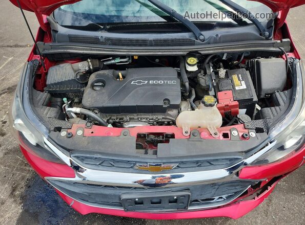 KL8CB6SA4LC403281 2020 CHEVROLET SPARK Красный Вид задней части салона