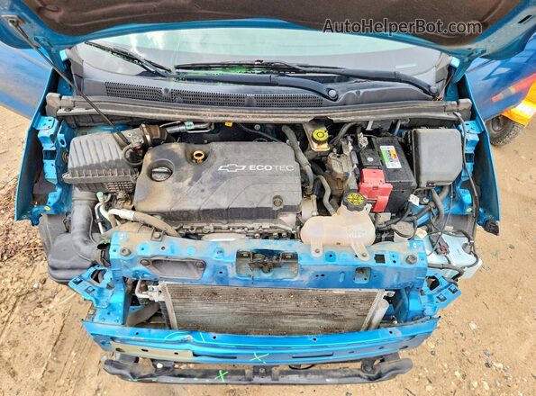 KL8CB6SA4LC409310 2020 CHEVROLET SPARK Blue Вид задньої частини салону