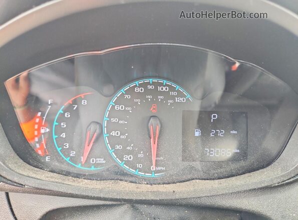 KL8CB6SA4LC409310 2020 CHEVROLET SPARK Blue Вид щитка приладів