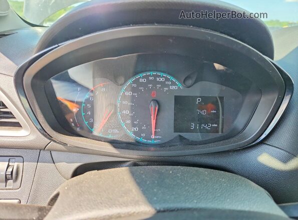 KL8CB6SA4LC460225 2020 CHEVROLET SPARK Black ხელსაწყოთა პანელის ხედი