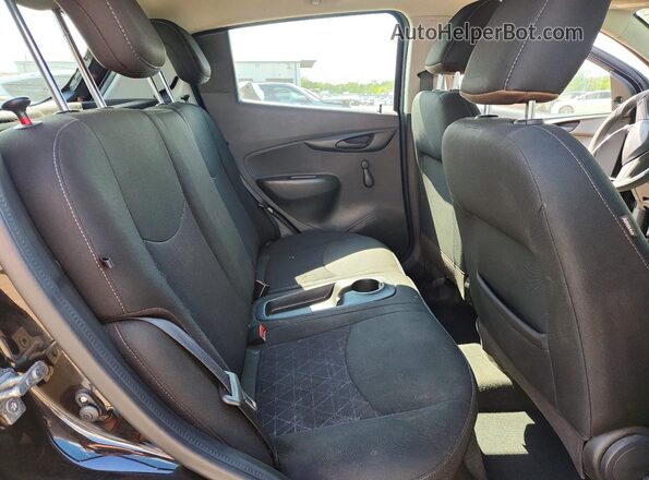 KL8CB6SA4LC460225 2020 CHEVROLET SPARK Black უკანა სავარძლების ხედი