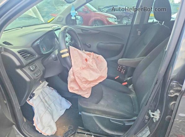 KL8CB6SA5HC802854 2017 CHEVROLET SPARK Черный Вид салона спереди
