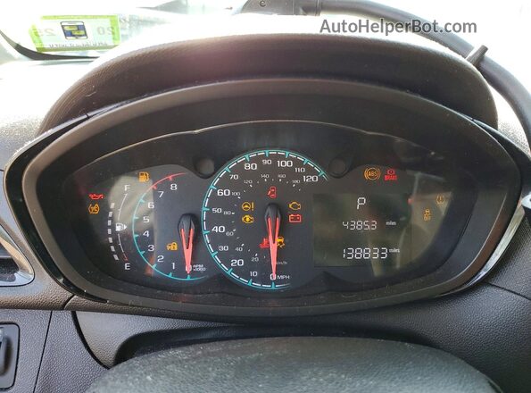 KL8CB6SA5JC470808 2018 CHEVROLET SPARK Pink Вид щитка приладів