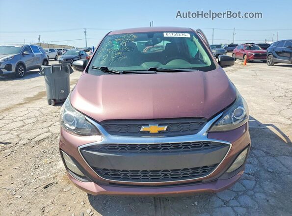 KL8CB6SA5KC731663 2019 CHEVROLET SPARK Maroon Front view