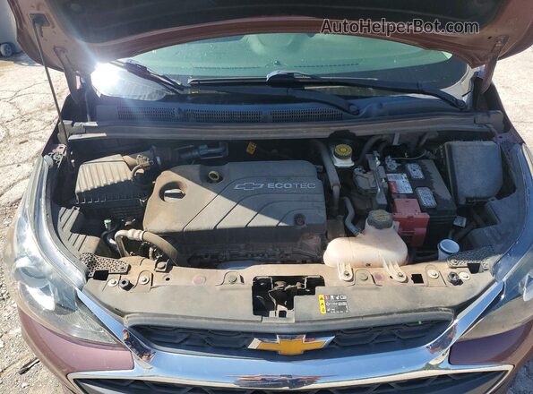 KL8CB6SA5KC731663 2019 CHEVROLET SPARK Maroon Rear interior view