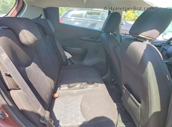 KL8CB6SA5KC731663 2019 CHEVROLET SPARK Maroon Rear seats view