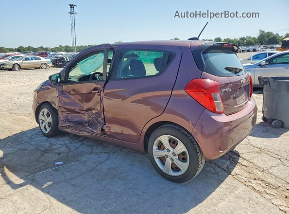 KL8CB6SA5KC731663 2019 CHEVROLET SPARK Maroon Rear left