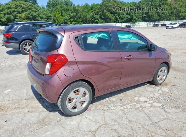 KL8CB6SA5KC731663 2019 CHEVROLET SPARK Maroon Rear right